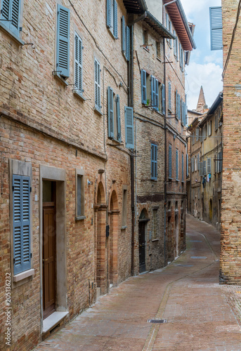 Scenic view in Urbino  city and World Heritage Site in the Marche region of Italy.