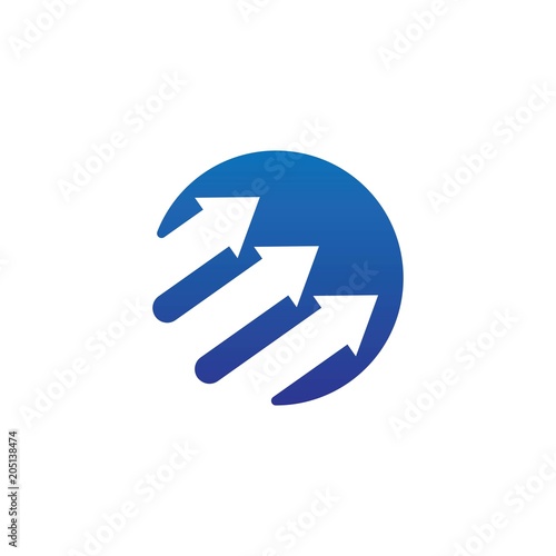 Arrow circle logo