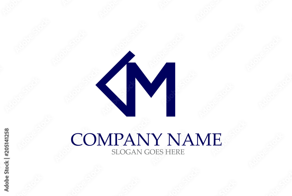 Abstract Letter M Logo Design Vector. Abstract Letter M Logo Design Vector.