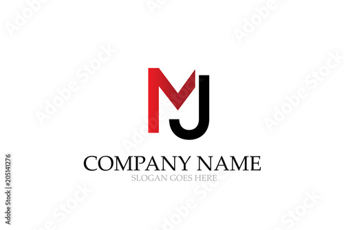 Free Download Letter MJ Initial Logo Design Vector. - GFXLoad