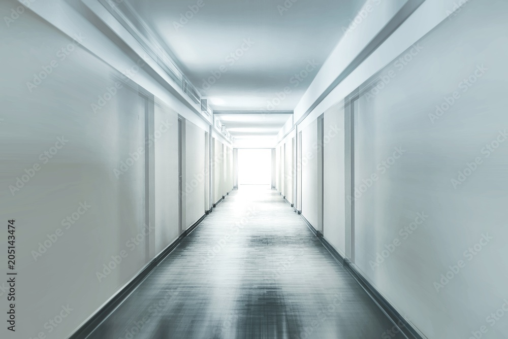 Corridor with motion blur Corridor with motion blur