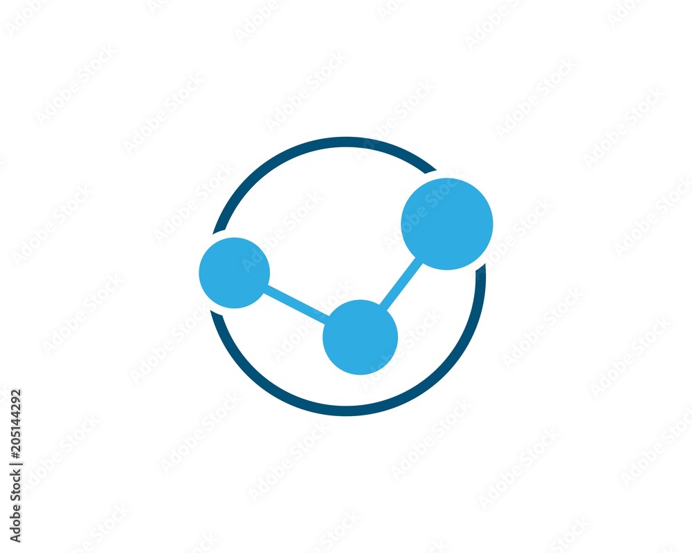 molecule logo vector molecule logo vector