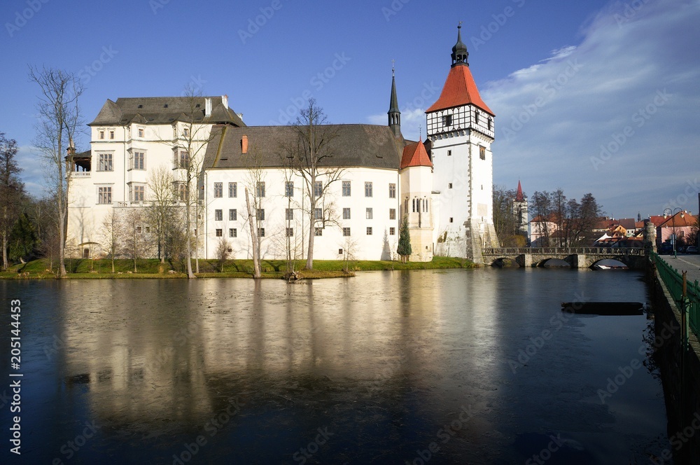 Castle Blatna in southern Bohemia, Czech republic, Europe