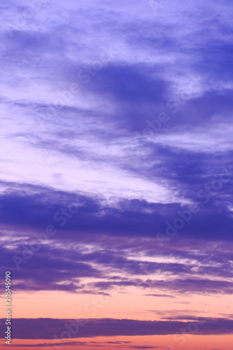 beautiful colorful sky and cloud in twilight time background © Fotoglee