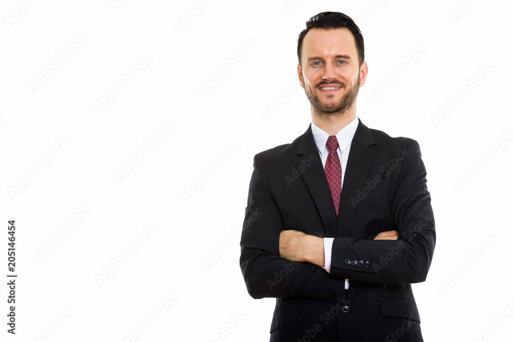 Young handsome bearded man doctor Young handsome bearded man doctor