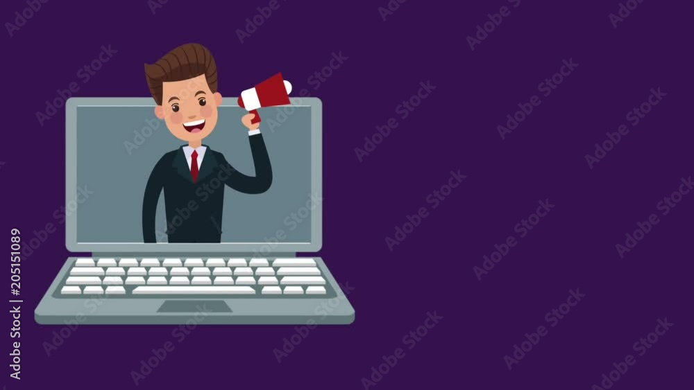 Online store advertising from laptop Online store advertising from laptop