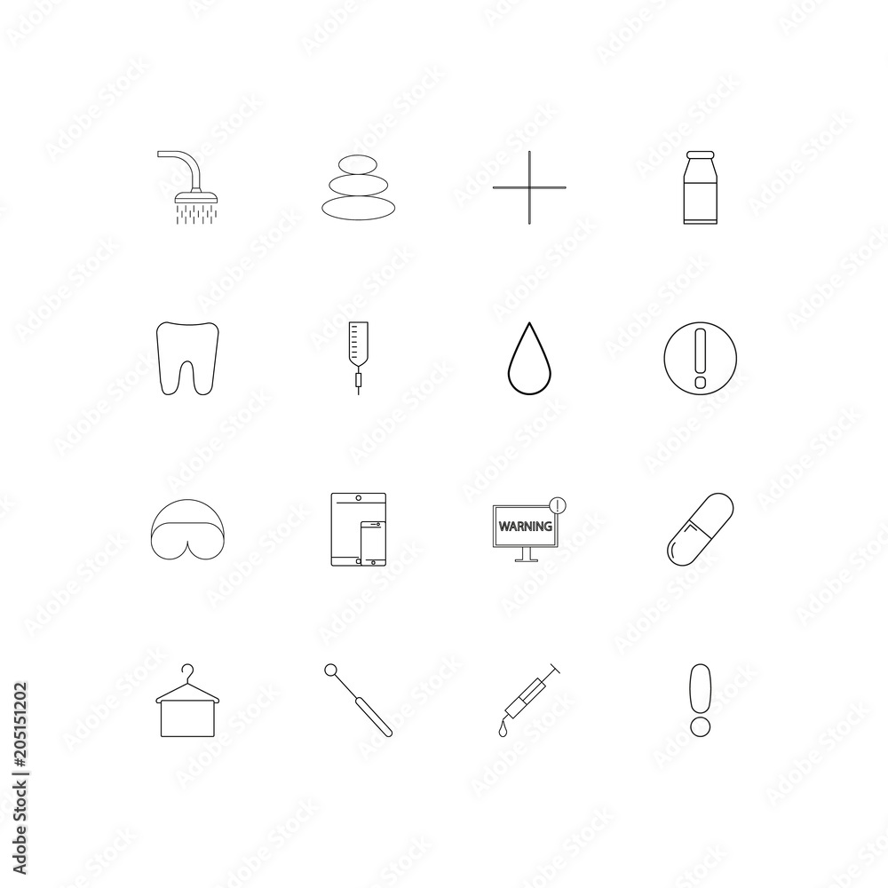 Healthcare And Medical linear thin icons set. Outlined simple vector icons Healthcare And Medical linear thin icons set. Outlined simple vector icons