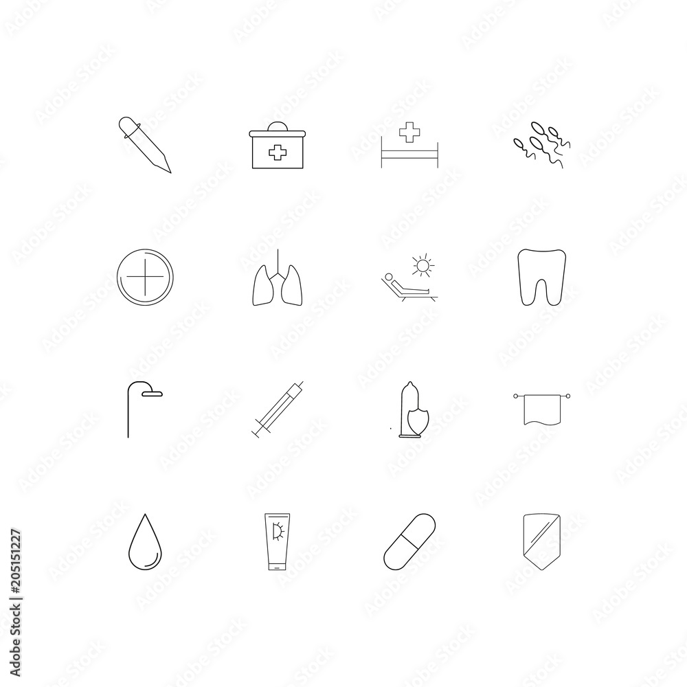 Healthcare And Medical linear thin icons set. Outlined simple vector icons Healthcare And Medical linear thin icons set. Outlined simple vector icons