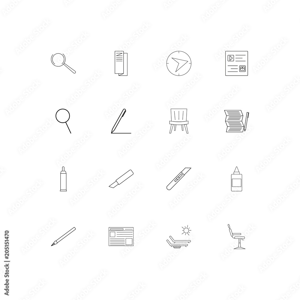 Creative Process And Design linear thin icons set. Outlined simple vector icons Creative Process And Design linear thin icons set. Outlined simple vector icons