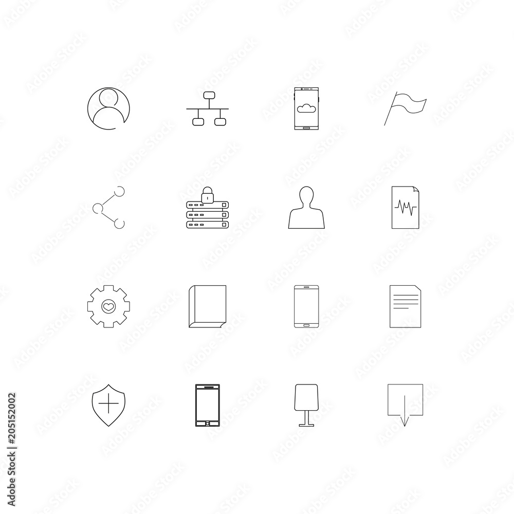 Internet Technologies linear thin icons set. Outlined simple vector icons Internet Technologies linear thin icons set. Outlined simple vector icons
