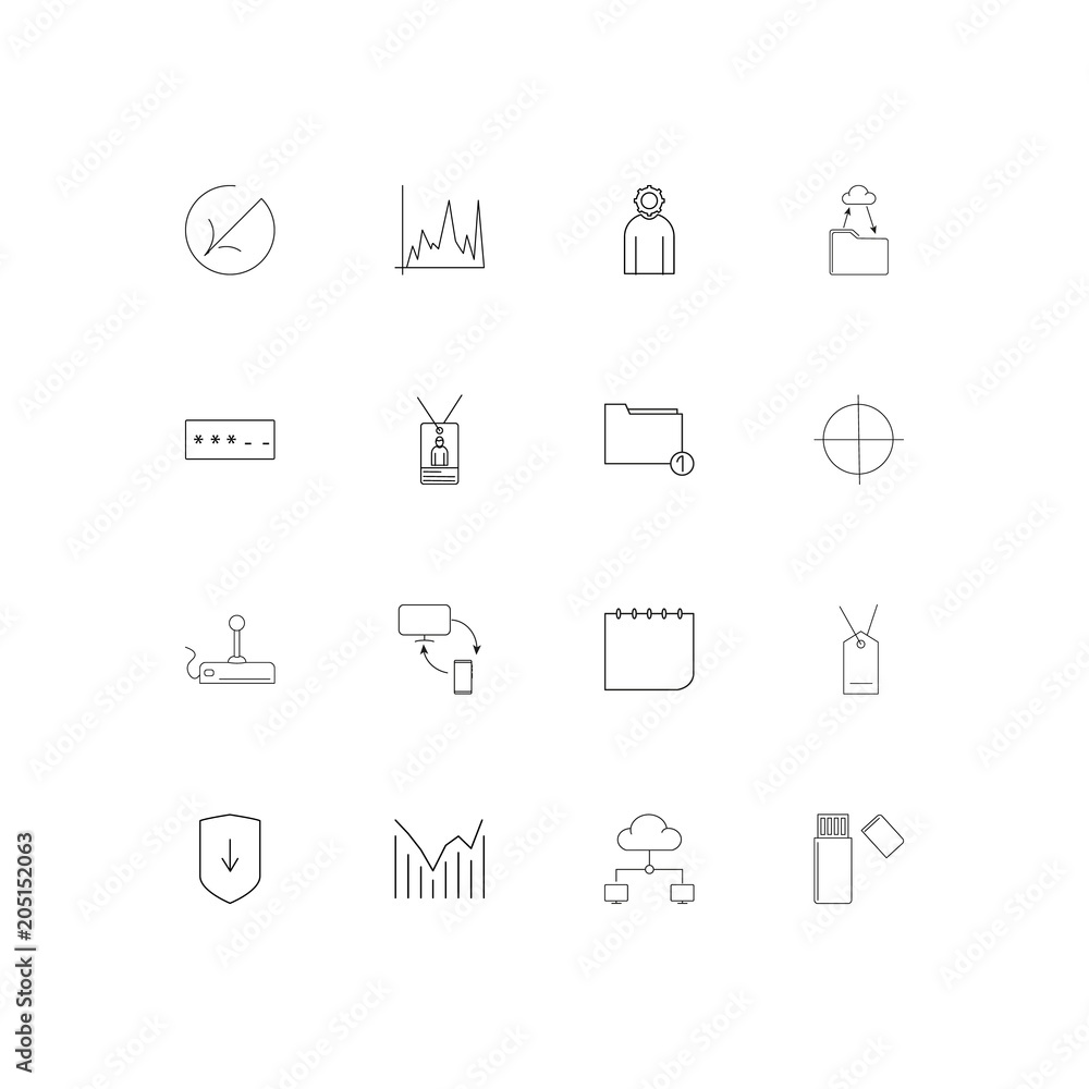 Internet Technologies linear thin icons set. Outlined simple vector icons Internet Technologies linear thin icons set. Outlined simple vector icons