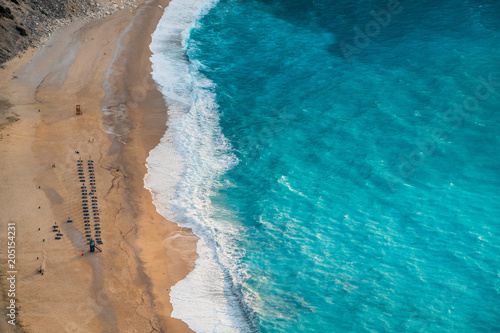 Fototapeta Naklejka Na Ścianę i Meble -  Myrtos Beach Arial