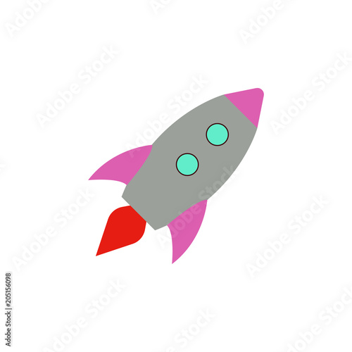 rocket colored icon. Element of web icon for mobile concept and web apps. Colored isolated rocket icon can be used for web and mobile. Premium icon