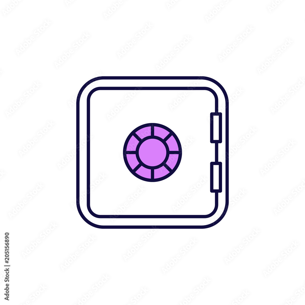 safe icon. Element of simple colored web icon for mobile concept and web apps. Isolated safe icon can be used for web and mobile. Premium icon safe icon. Element of simple colored web icon for mobile concept and web apps. Isolated safe icon can be used for web and mobile. Premium icon