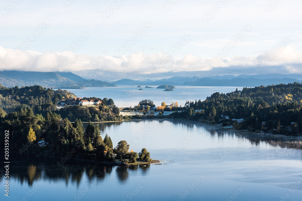 Naklejka premium Nahuel Huapi lake, Patagonia Argentina, near Bariloche