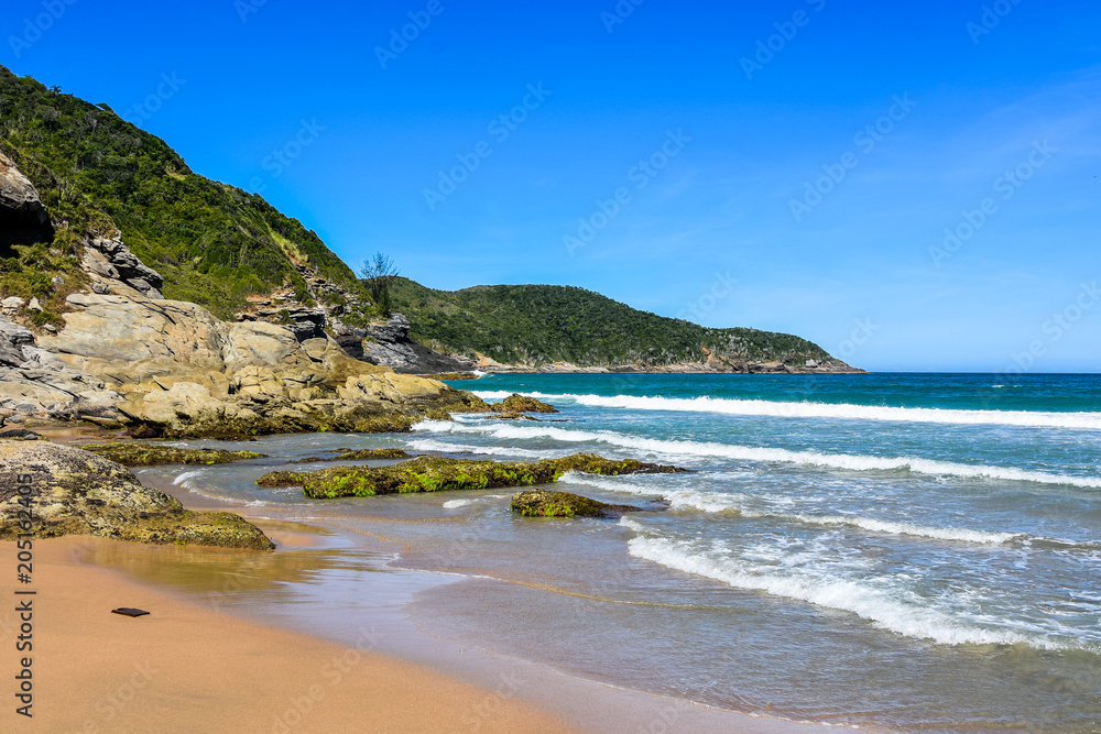 Beautiful view of Jose Gonçalves beach at Buzios, Rio de Janeiro, Brazil