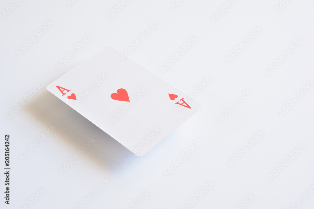 The ace of hearts