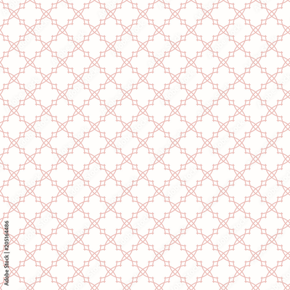 Naklejka premium Seamless pink ornament in arabian style. Geometric abstract background. Pattern for wallpapers and backgrounds