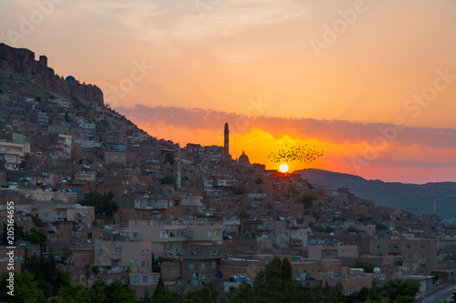 Mardin old town at dusk - Turkey