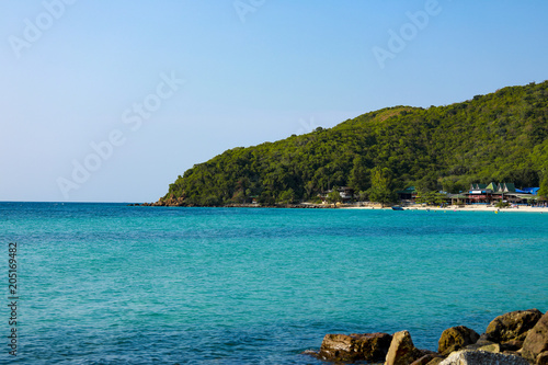 haad Tien Beach Koh Larn Island in Pattaya Thailand.