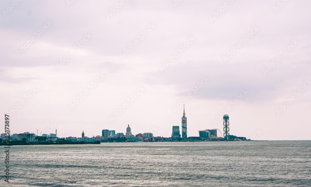 Fototapeta premium Batumi - Black sea seaside Georgia