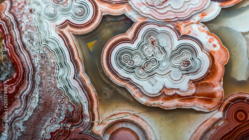 Leinwand Poster abstract pattern of agate stone