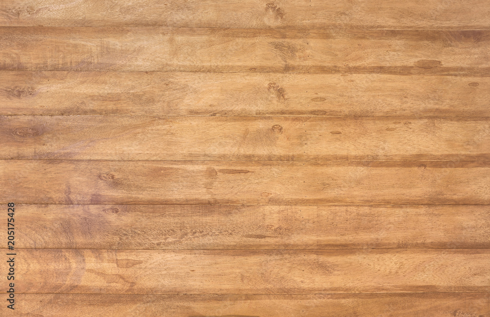 Fototapeta premium Planked rubber wood wall texture background