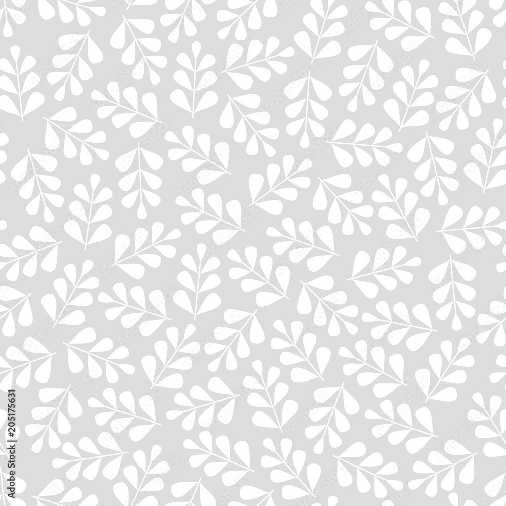 custom made wallpaper toronto digitalStylish organic background. Seamless pattern.Vector. スタイリッシュ植物パターン