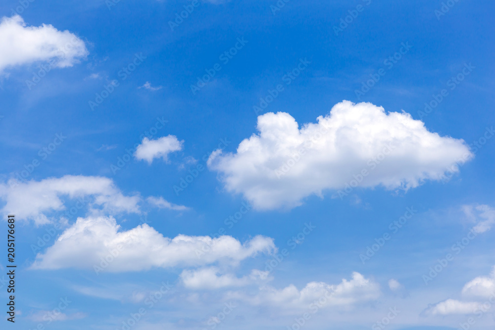 Blue sky background with white clouds, rain clouds on sunny summer or spring day. Blue sky background with white clouds, rain clouds on sunny summer or spring day.