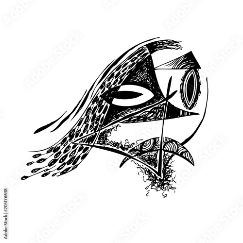 abstract design face