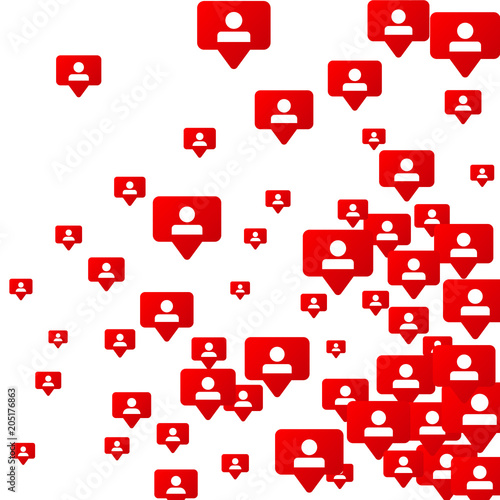 social media icon background
