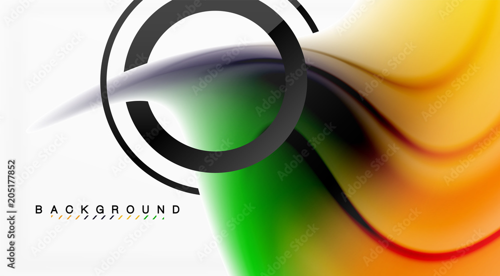 Swirl fluid flowing colors motion effect, holographic abstract background Swirl fluid flowing colors motion effect, holographic abstract background
