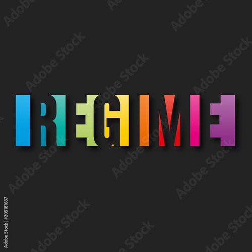 mot "régime"