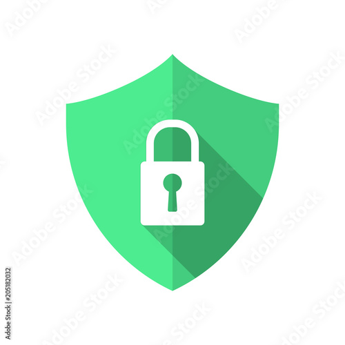 vector technology illustration communication data security flat