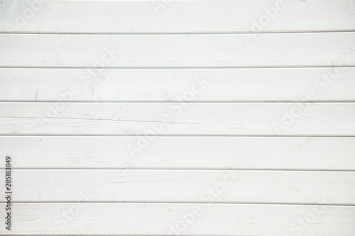 Texture of white wooden wall, background