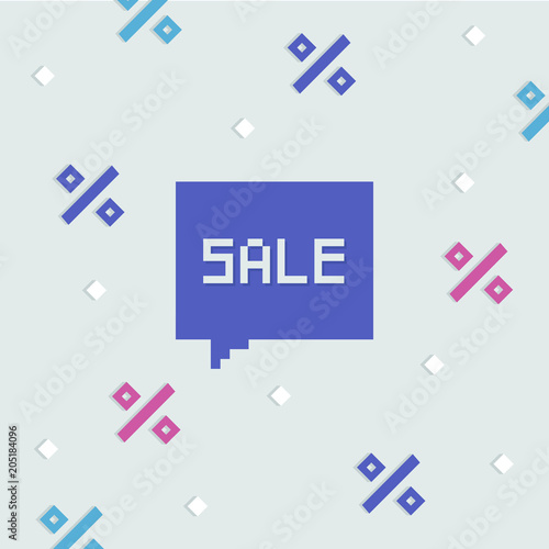 Vector cyber sale abstract banner design.