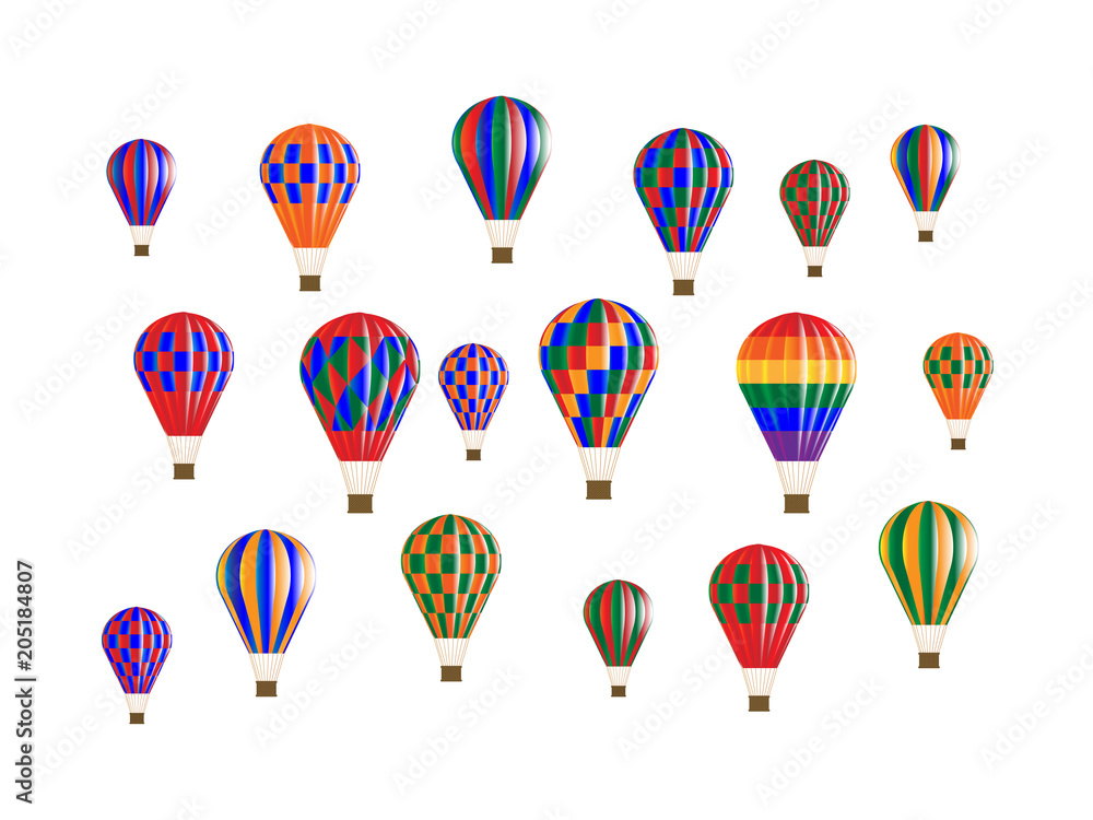 Fototapeta premium カラフルな気球