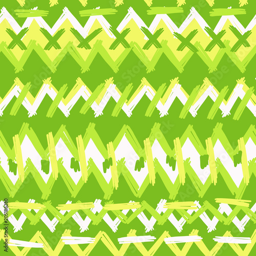 Abstract Ikat and boho style handcraft fabric pattern. Traditional Ethnic design for clothing and textile background, carpet or wallpaper