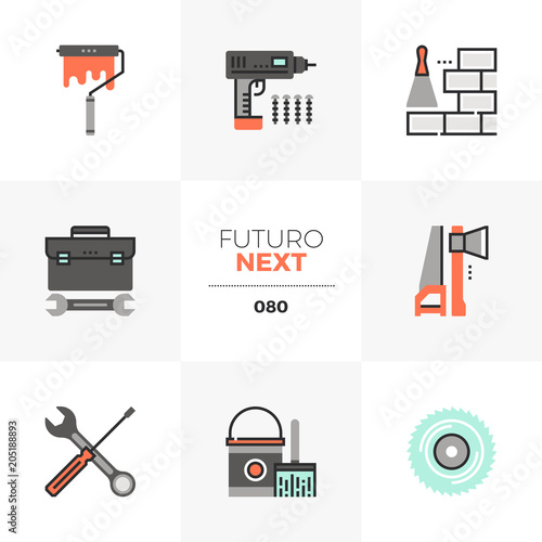 Construction Tools Futuro Next Icons