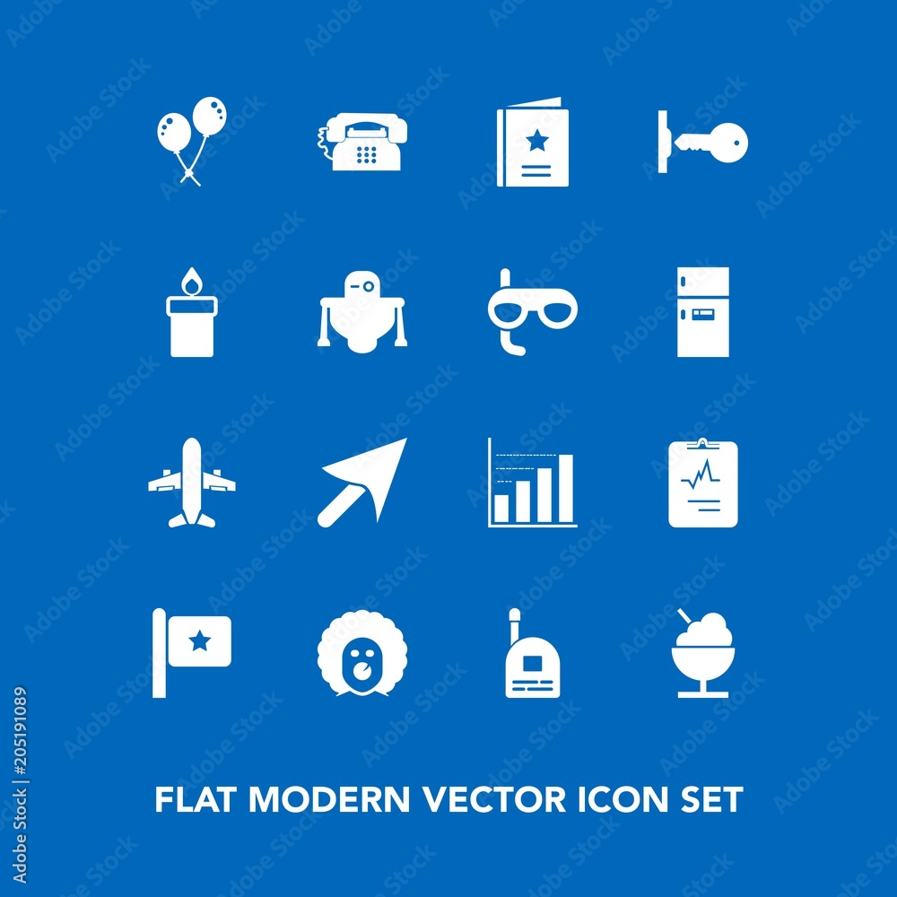Modern, simple vector icon set on blue background with web, boy, heart, circus, flag, travel, fun, character, robot, medical, decoration, diagram, scary, celebration, sign, cursor, food, data icons Modern, simple vector icon set on blue background with web, boy, heart, circus, flag, travel, fun, character, robot, medical, decoration, diagram, scary, celebration, sign, cursor, food, data icons