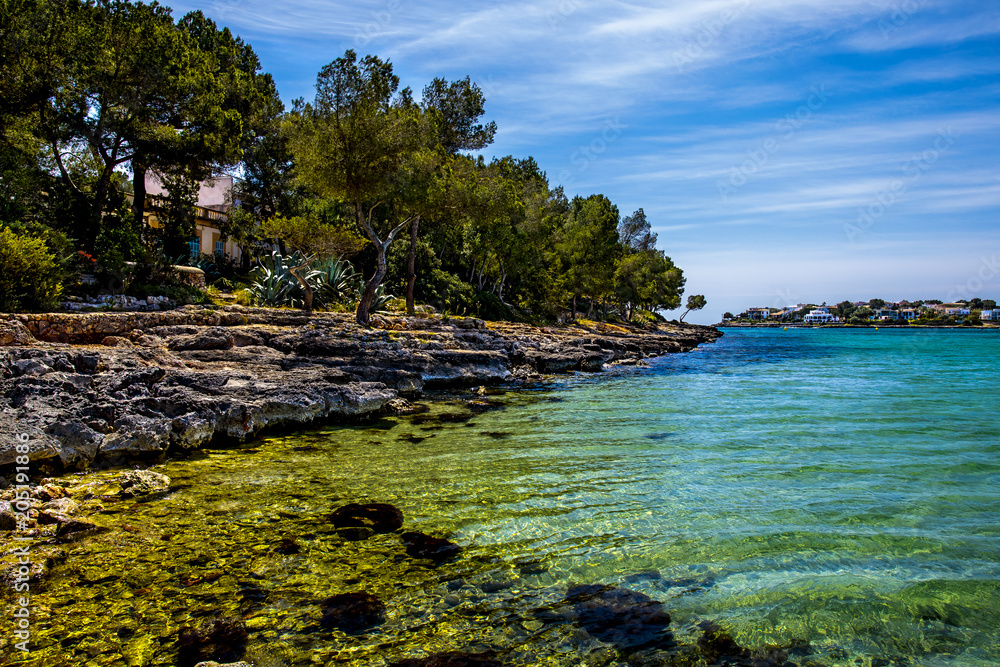 Obraz premium Costa de Porto Colom, Mallorca