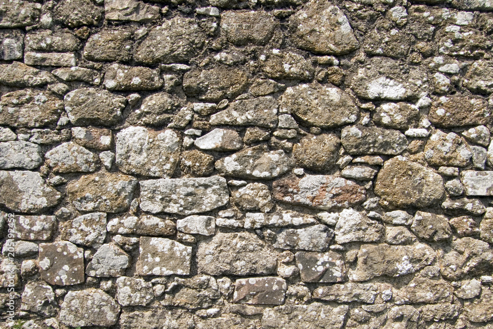 Old stone wall surface texture background