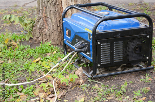 Portable Diesel Generator for repair hurricane damage. Portable Diesel Generator for house repair.