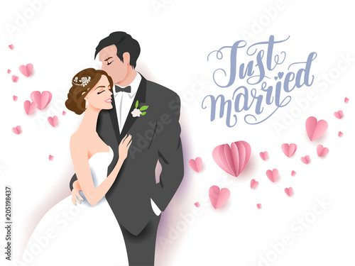 Just married card