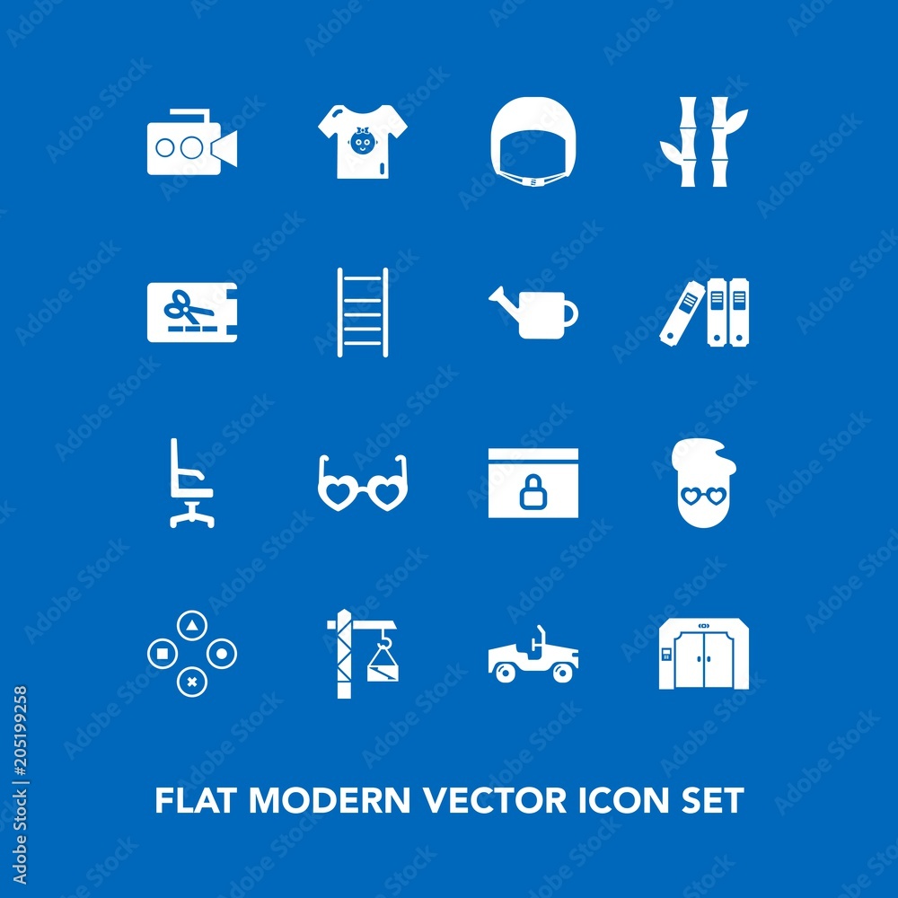 Modern, simple vector icon set on blue background with home, baby, technology, comfortable, car, clothing, play, lock, hippie, child, glasses, work, bamboo, retro, website, hammer, helmet, asia icons Modern, simple vector icon set on blue background with home, baby, technology, comfortable, car, clothing, play, lock, hippie, child, glasses, work, bamboo, retro, website, hammer, helmet, asia icons