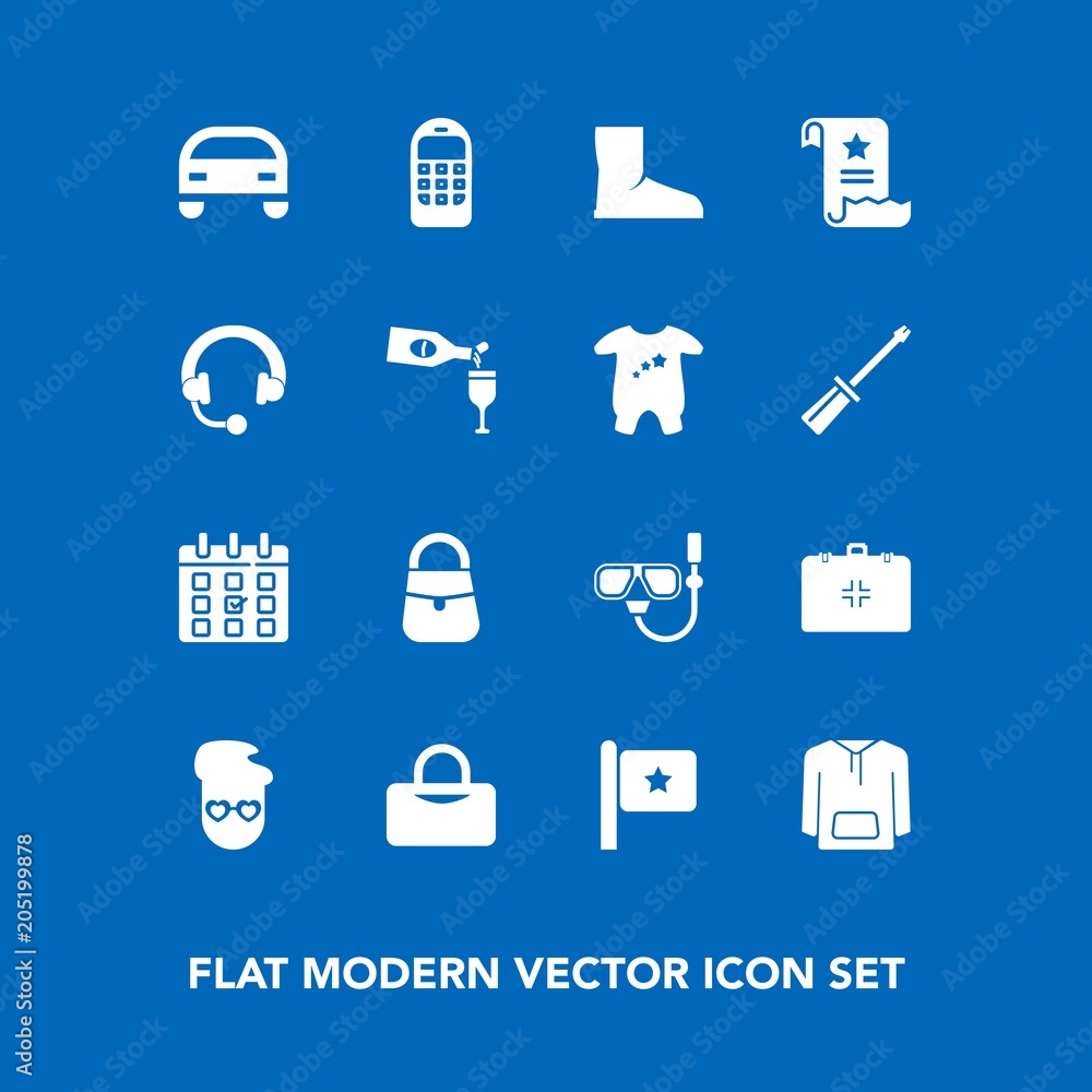 Modern, simple vector icon set on blue background with medical, document, america, wine, telephone, business, sea, flag, sound, hipster, retro, style, old, office, jacket, audio, music, schedule icons Modern, simple vector icon set on blue background with medical, document, america, wine, telephone, business, sea, flag, sound, hipster, retro, style, old, office, jacket, audio, music, schedule icons