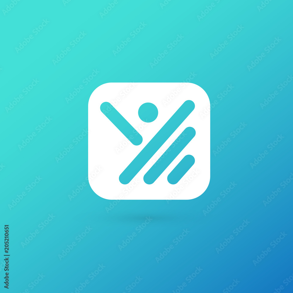 Logo design abstract people vector template. Logo design abstract people vector template.