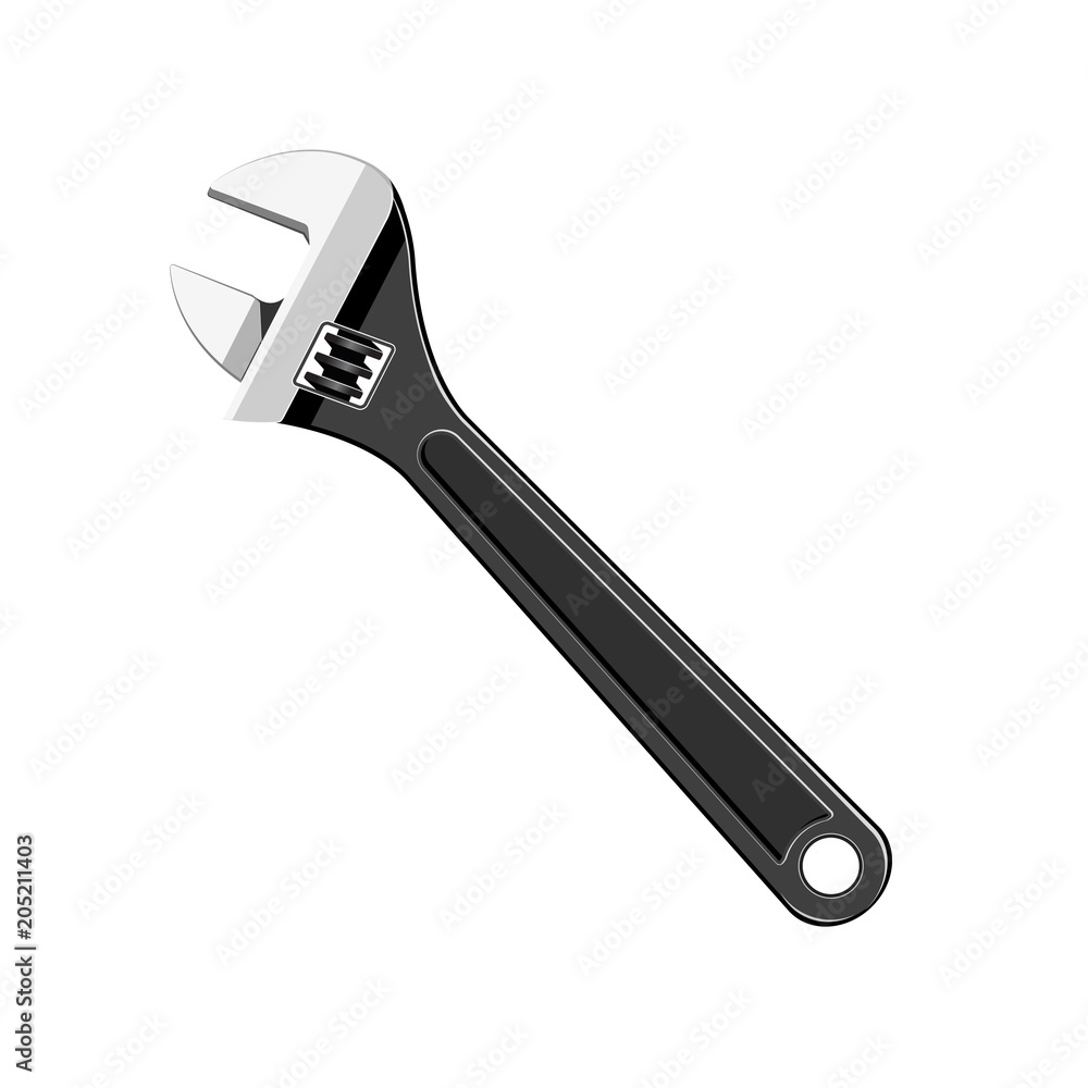 Adjustable wrench tool. Adjustable wrench tool.