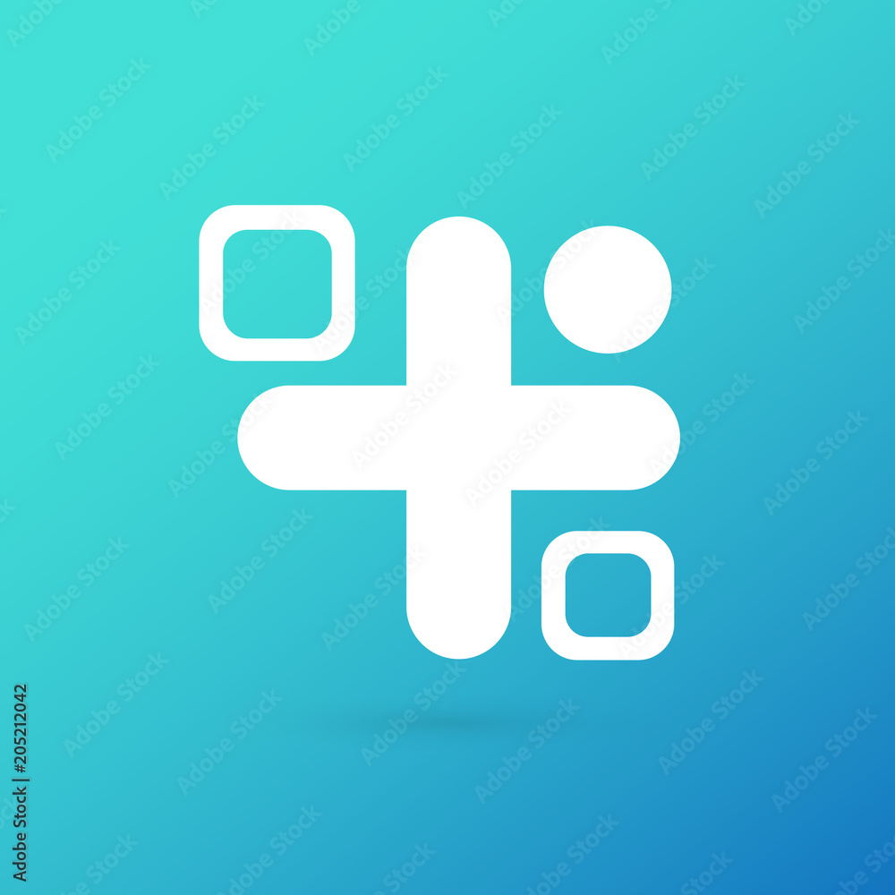 Obraz premium Logo design abstract people vector template.