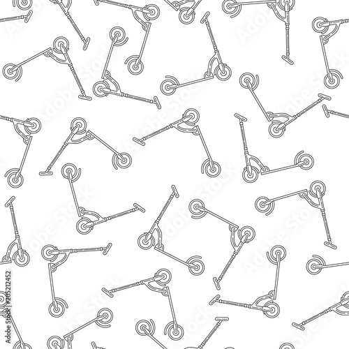 Active Lifestyle Vector Seamless Pattern